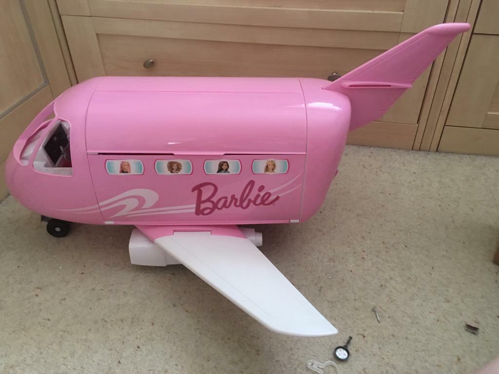 barbie aeroplane very